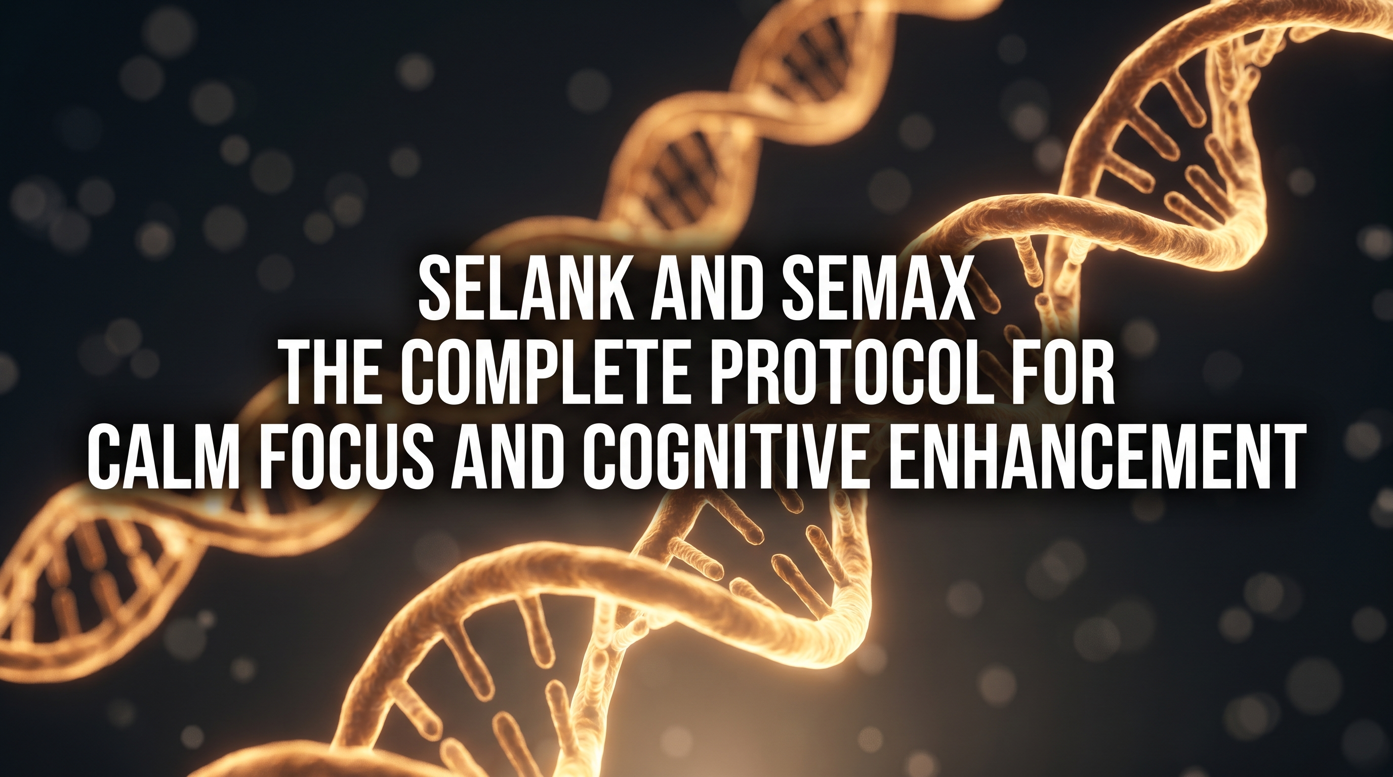 Selank and Semax: The Complete Protocol for Calm Focus and Cognitive Enhancement